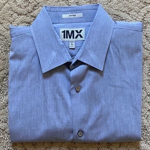 1MX Express Fitted button up long sleeve Men’s XL